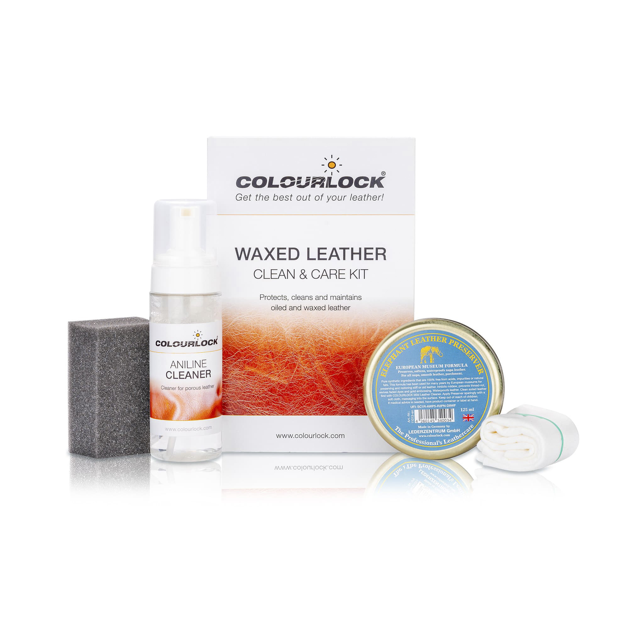 Waxed, Oiled or Pull Up Leather Cleaning & Care Kit