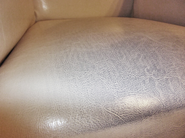 How to remove dye transfer stains on leather?