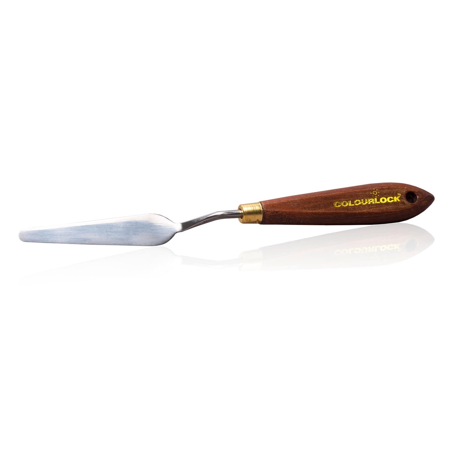 Long Stainless Steel Spatula with wooden handle